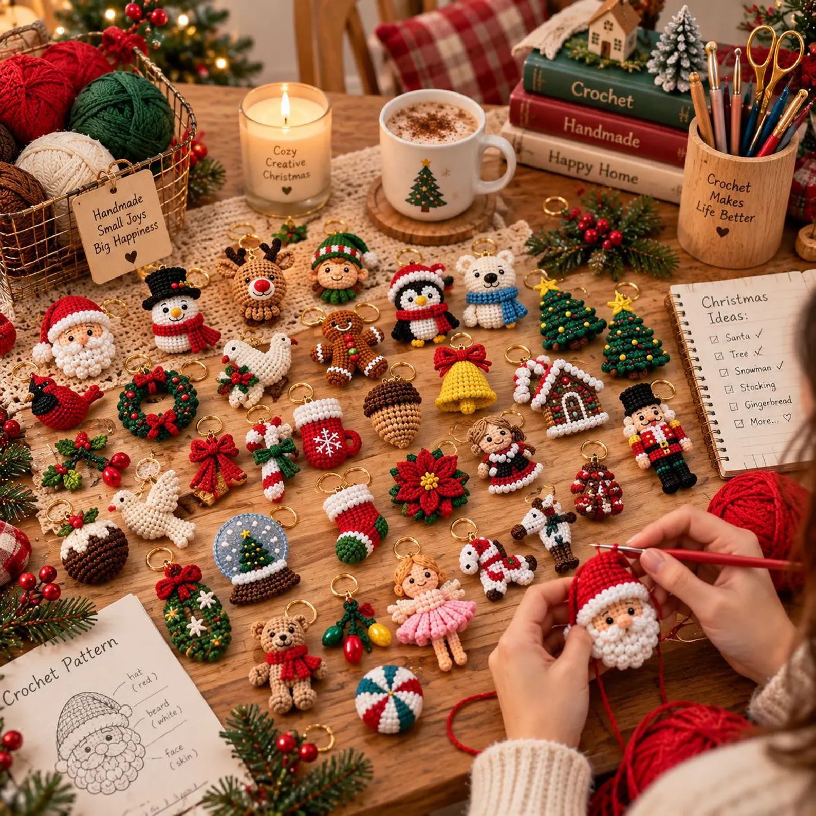Llaveros navideños